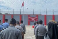Lapas Kelas IIA Pamekasan  Gelar Upacara Dalam Rangka Memperingati Hari Bela Negara ke 75