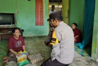 Mengawali tahun baru 2024 Bhabinkamtibmas Polsek Rupat Utara gerak cepat mengunjungi warga Disabilitas dan mensosialisasikan Pemilu Damai 2024