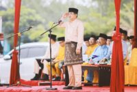 Bupati Tanjabbar Jadi Inspektur Upacara Peringatan HUT Jambi Ke-67 Tahun 2024
