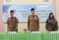 Sekda Tanjabbar Buka Musrenbang Kecamatan Kuala Betara Tahun 2025