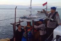 Jajaran Polres Langkat Patroli Pesisir Laut Antisipasi Kedatangan Imigran Gelab dari Rohingnya