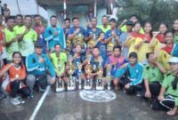 Camat Rupat Utara Aulia Fikri hadiri pesta bola Volly rakyat antar dusun Desa Titi Akar