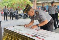 Lapas Kelas IIA Pamekasan Laksanakan kegiatan penandatanganan komitmen menuju WBK dan WBBM.