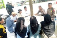 Ciptakan Pemilu Damai Sat Binmas Polres Langkat Cooling System Di Kota Setabat