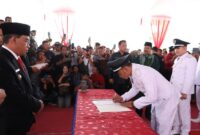 Bupati Muratara Melantik 25 Kades Terpilih