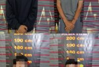 Empat Pria Pelaku Pencurian Dengan Kekerasan Diringkus TIM Pidum Sat Reskrim Polres Langkat dan Unit Reskrim Polsek Stabat