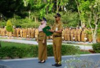 Pimpin Apel Gabungan, Sekda Langkat Amril Tegas untuk Turunkan Kemiskinan Ekstrim di Langkat