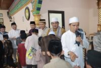 Bupati Bersama Kapolres Tanjabbar Safari Ramadhan di Kecamatan Batang Asam Desa Kampung Baru