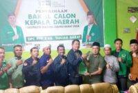 Suasana Gerimis Iringi Langka Hairan Kembalikan Berkas Cakada ke DPC-PPP Tanjabbar 