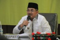 Bupati Saksikan Penandatanganan NPHD Antara Polres dan Sat Pol-PP Tanjabbar