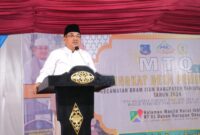 Bupati Tanjabbar Buka MTQ ke-53 Desa Pembengis, Ajak Generasi Muda Gemar Baca Al-Quran
