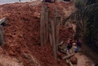 BPJN Perbaiki Jalan Rusak Akibat Longsor di Lintas Pematang Tembeso.