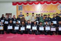 Hadiri Wisuda Tingkat 1 warga PSHT, H. Hairan Disambut Ratusan pendekar Silat