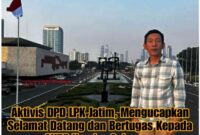 Aktivis DPD LPK Jatim, Mengucapkan Selamat Datang dan Bertugas Kepada AKBP Hendro Sukmono