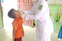 Pemerintah Desa Hutan Panjang sukseskan Pekan Imunisasi Nasional (PIN) Polio serentak 