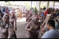 Pemdes Rebalas Gelar Karnaval untuk Peringati HUT RI ke 79