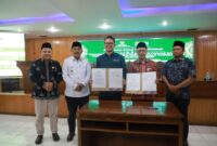 ‎Bupati Tanjabbbar Resmikan QRIS Bersama BAZNAS dan BRI