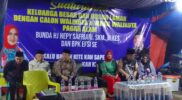 Pasangan Calon Walikota dan Wakil Walikota Pagaralam Hepy Efsi Pamit Dengan Masyarakat Dusun Laman Untuk Maju Pilwako