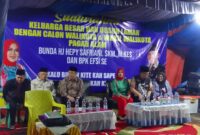 Pasangan Calon Walikota dan Wakil Walikota Pagaralam Hepy Efsi Pamit Dengan Masyarakat Dusun Laman Untuk Maju Pilwako