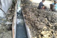 Tidak Profesional, Pemasangan U-ditch Selong Permai Asal-Asalan Terindikasi Sebagai Ladang Korupsi.