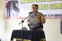 Serah Terima Jabatan Kabag SDM dan Kabaglog Polres Sumenep, Kapolres Tekankan Pentingnya Penyegaran Organisasi