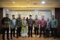 Pjs Bupati Sambangi Kemendagri Konsultasi Persiapan Rakor Kelembagaan dan Ketatalaksanaan Pemda Tanjabbar 