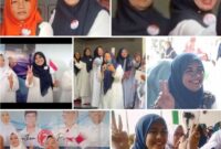 Cetar Mempesona Nyai dan Ning Pendukung Jimat Sakteh Terpancar di Setiap Konsolidasi Pemenangan