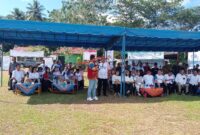Pengukuhan Tim pemenangan pasangan Aman Calon Bupati Nias Utara Serta Calon Gubsu Provinsi Sumatera Utara di Kecamatan Tuhemberua