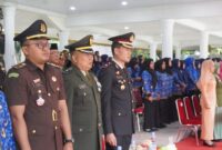 Waka Polres Langkat menghadiri Upacara Memperingati Hari Pahlawan Tahun 2024.