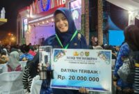 Adilla Putri Asal Kota Tebing Tinggi Peraih Juara Terbaik Nasional MTQ Korpri 2024
