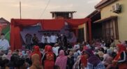 Ribuan Emak-Emak di Desa Sepeken, Dukung achmad Fauzi wangsojudo kepemimpinannya pada periode kedua melalui tagline “Bismillah Melayani”