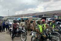 Polres Langkat Gelar Patroli Skala Besar Bersama TNI, Satpol PP, dan Dishub untuk Jaga Keamanan Wilayah