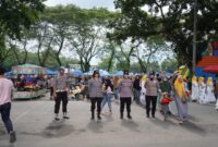 Polres Langkat Gelar Pengamanan Kampanye Akbar Pada Masa Tahapan Pilkada 2024
