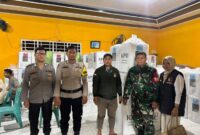 Pengawalan dan Pengamanan Pergeseran Kotak Suara Pilkada tahun 2024 yang dilaksanakan oleh Anggota PAM TPS Polsek Secanggang
