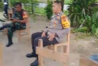 Diduga Langgar Netralitas, Oknum Bhabinkamtibmas Larang Wartawan Liput Hasil Pilkada di Tanjung Jabung Barat