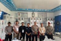 Kapolsek Tanjung Pura Pantau Pengamanan Rapat Rekapitulasi Suara Pilkada 2024 Kecamatan Babalan