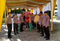 Kasat Samapta Polres Langkat Laksanakan Patroli dan Pengecekan Personel Pengamanan PPK Kecamatan Secanggang