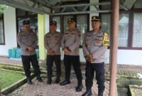 Personel Polres Langkat Amankan Penghitungan dan Rekapitulasi Suara di Gedung pegnasos