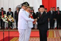 PJ. Walikota Pagaralam Drs. Nelson Firdaus di Lantik Sebagai PJ. Walikota Pagaralam