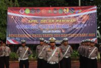 Polres Langkat Siap Amankan Natal dan Tahun Baru: Apel Gelar Pasukan Operasi Lilin Toba 2024