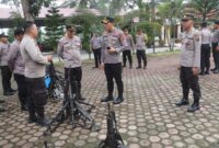 Kapolres Langkat Pimpin Pemeriksaan Senjata Api, Tegaskan Integritas dan Profesionalisme Polri