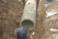 Swadaya, Mayarakat Jurang Dalam Desa Dampo Barat Membuat Drainase