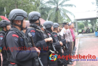 Apel Persiapan Pengamanan Ibadah Malam Natal 2024, Polres Langkat Amankan 76 Gereja Prioritas