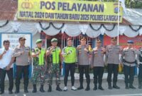 Wakapolda Sumut Tinjau Pos Pam dan Pos Yan Operasi Lilin Toba 2024 di Kabupaten Langkat