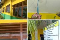 Pengrehapan Ruang Guru di SMP Negeri Tanjung Pura Kabupaten Langkat Senilai Rp155 juta yg baru selesai di kerjakan Desember thn 2024 terindikasi sarat KKN kamis (9/1/2025).