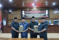 Bupati Hadiri Paripurna DPRD Pengumuman Penetapan Pasangan Bupati dan Wakil Bupati Terpilih
