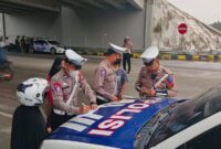 Polres Langkat Gelar Razia Ops Keselamatan Toba 2025 di Jalan Proklamasi