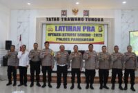 Demi Pengamanan Arus Mudik dan Arus Balik Lebaran, Polres Pamekasan Mengadakan Gelar Latpraops Ketupat Semeru 2025