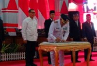 Rapat Paripurna DPRD Kabupaten Sampang – Penyampaian Visi Misi Bupati dan Sertijab Bupati-Wakil Bupati Sampang 2025-2030