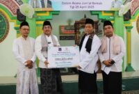 Usai Resmikan Aula Ponpes, Bupati Tanjab Barat Sampaikan Tausiah Penuh Makna dalam Halal Bihalal BKMT Purwodadi